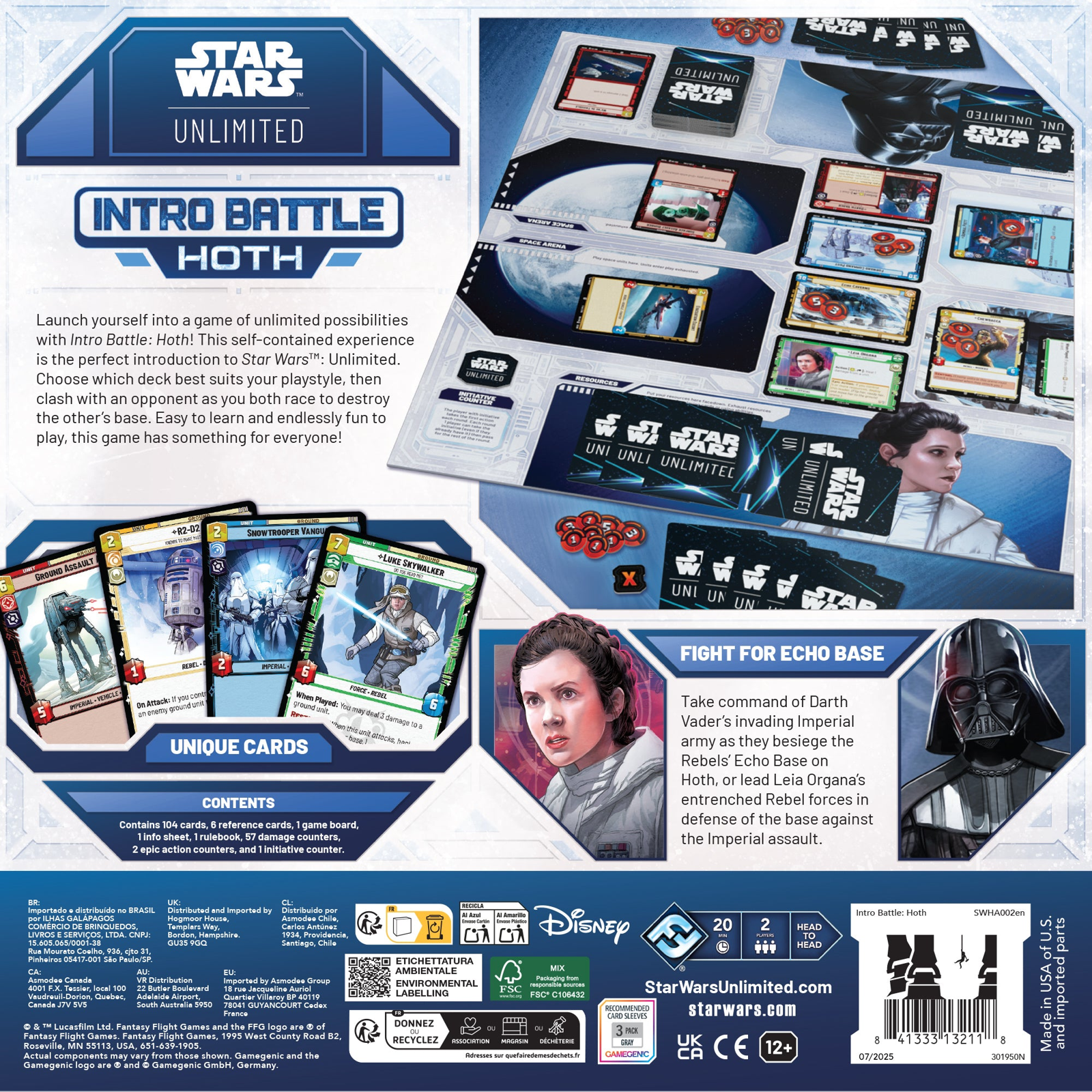 Star Wars Unlimited Intro Battle: Hoth - GILDIS