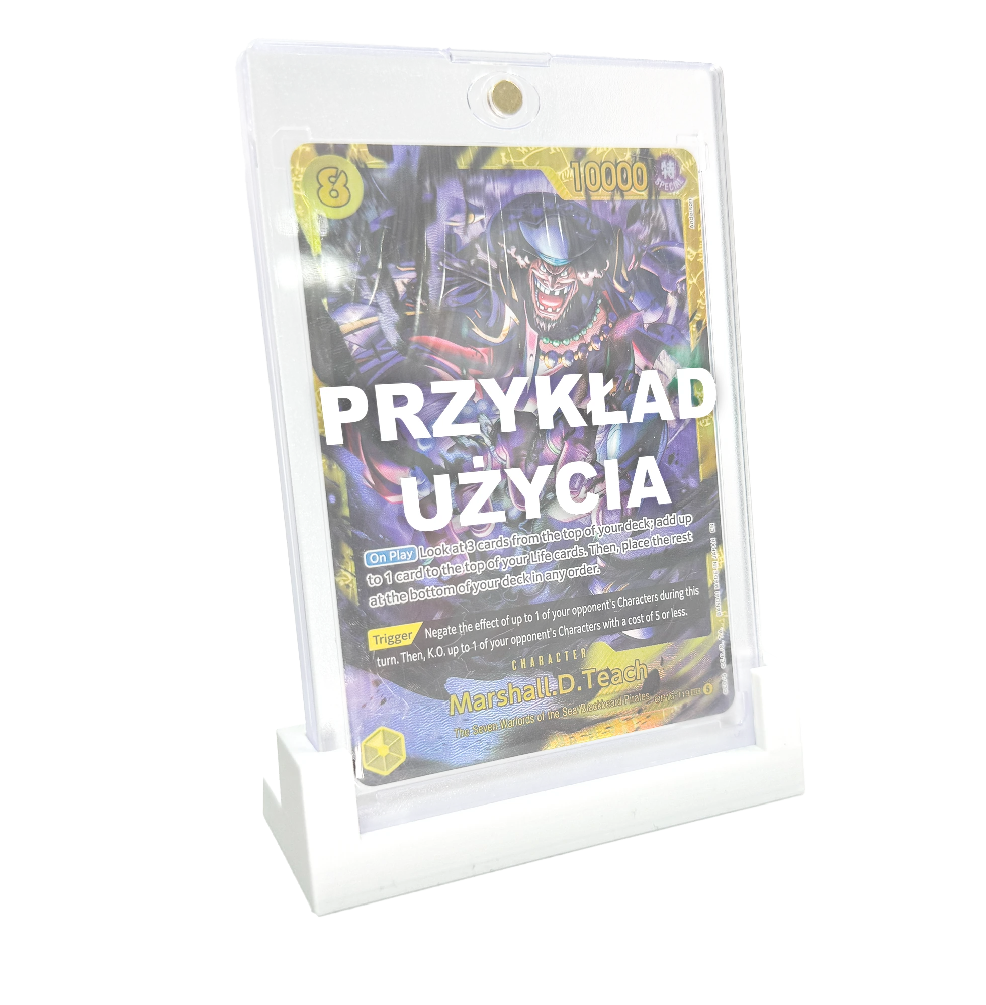 Podstawka na holder magnetyczny - biała