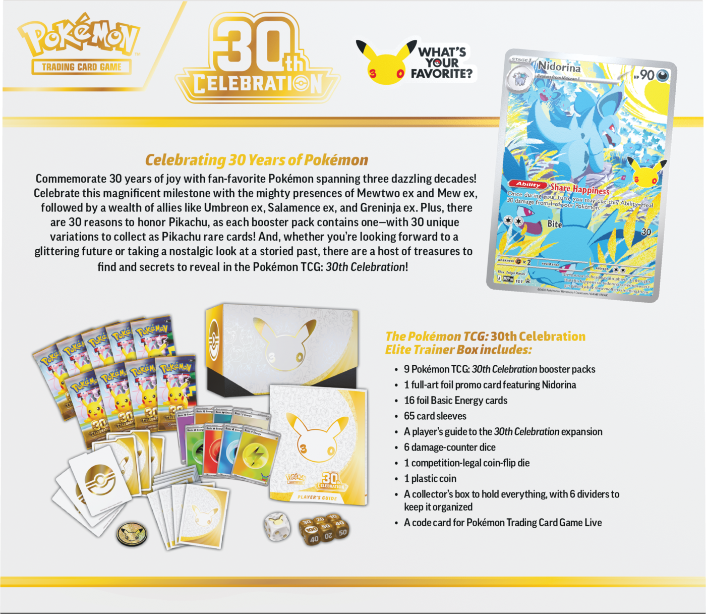 Live break - Pokémon TCG: 30th Celebration - Elite Trainer Box