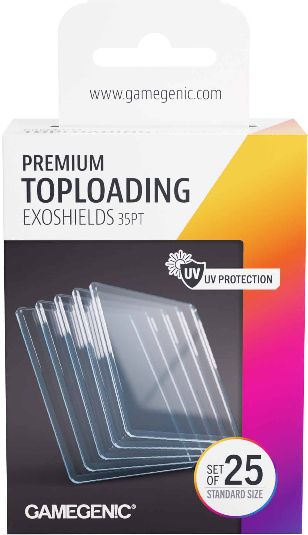 Gamegenic: Premium Toploading Exoshields 35 pt, 25 sztuk