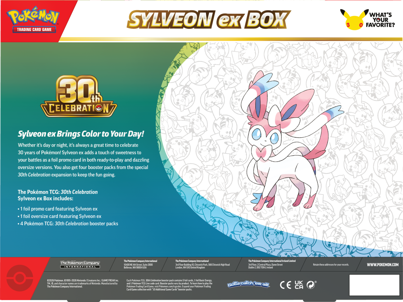 Live break - Pokémon TCG: 30th Celebration - Ex Box - Sylveon ex