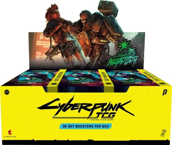 Cyberpunk TCG: Welcome to Night City - booster box (Beta, 36 boosterów)