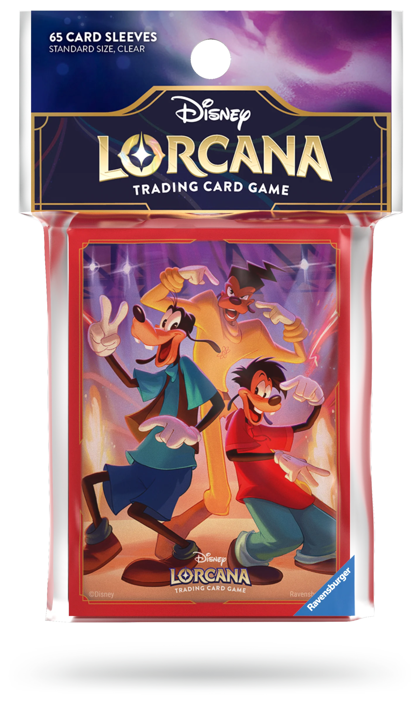 Disney Lorcana: Fabled - koszulki na karty, 65 sztuk (Goofy)